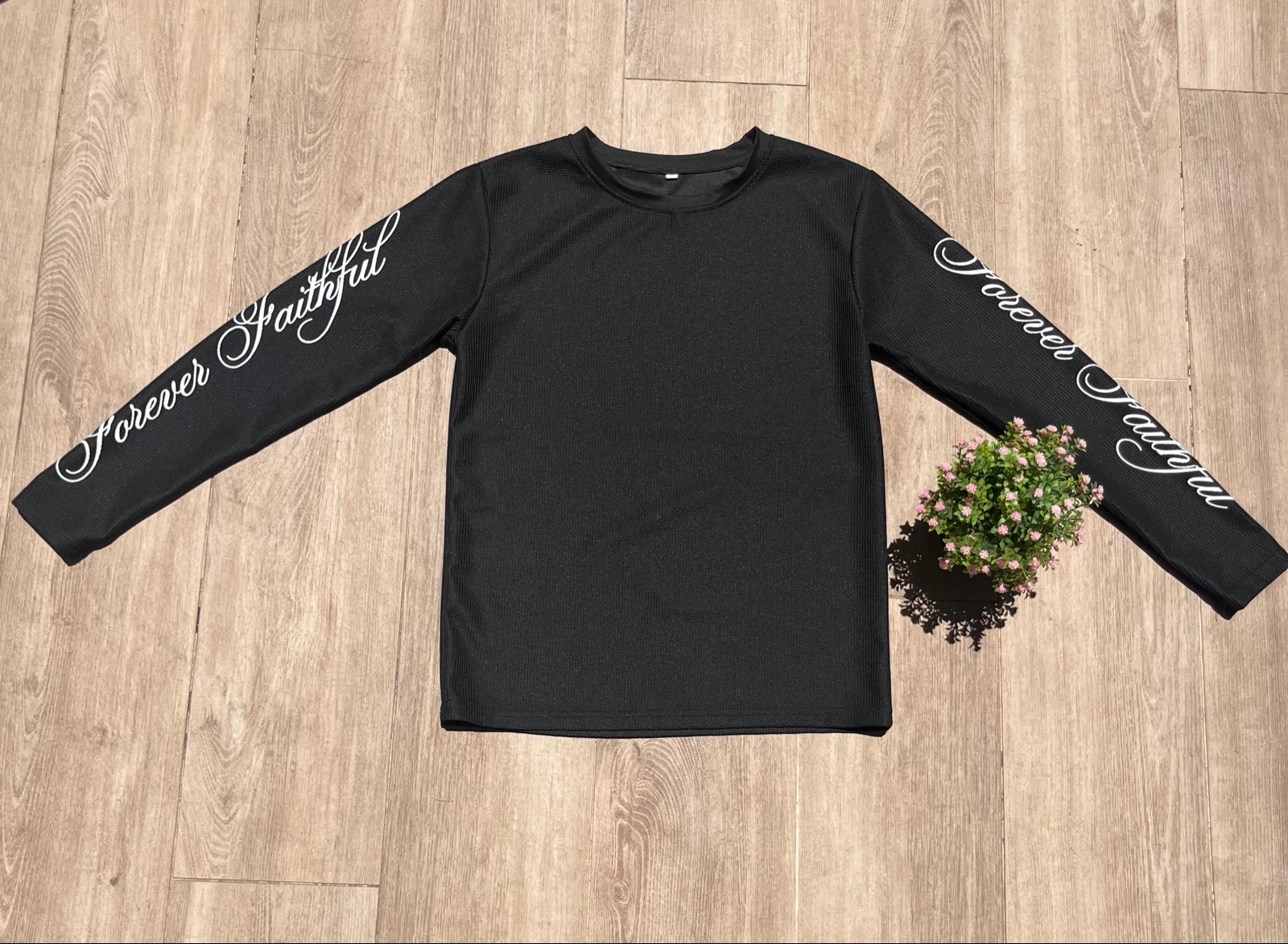 Camiseta de Manga Larga Streetwear Negra | S – photo 2